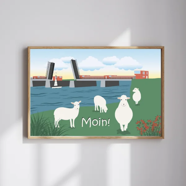 Moin Schafe Poster