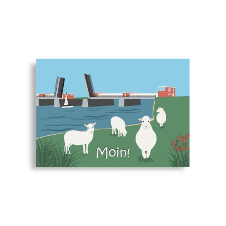 Poster Sperrwerk Neuhaus an der Oste: "Moin!" – Bild 2