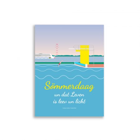Poster Freibad Hollern-Twielenfleth: "Sömmerdaag", Hochformat – Bild 4
