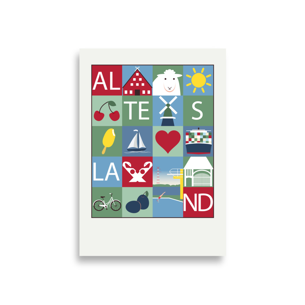 Altes Land Sommer Poster