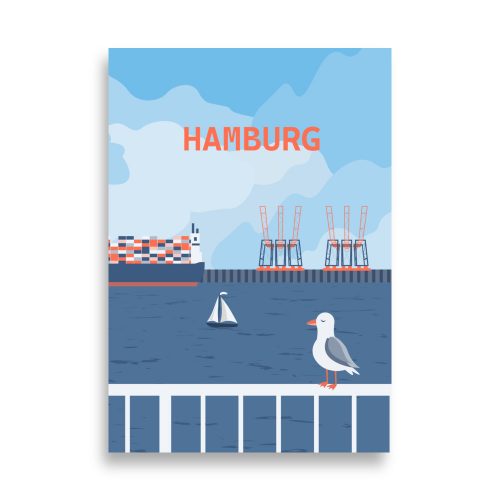Poster Hamburger Hafen