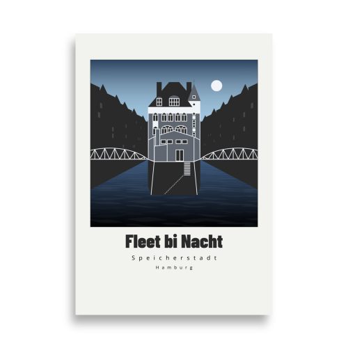 Poster Hamburg Speicherstadt