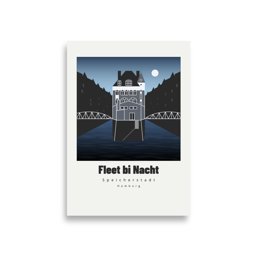 Speicherstadt Hamburg Poster