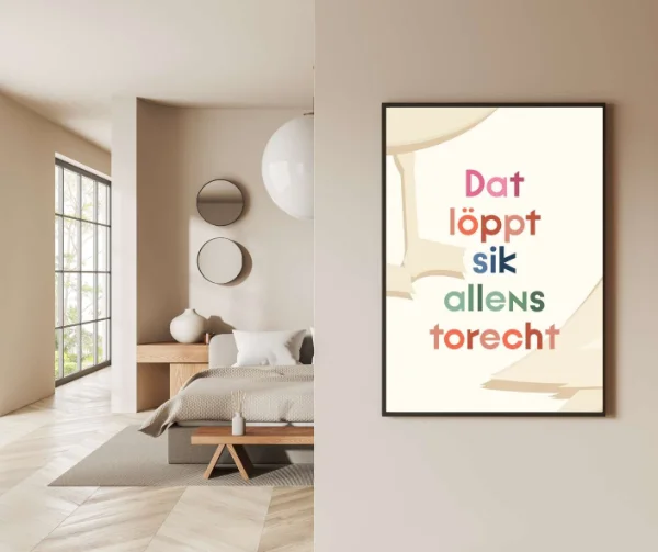 Poster plattdeutsch 