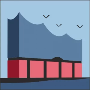 Hamburg Elbphilharmonie Grafik