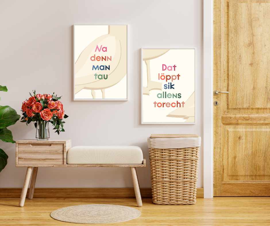 Poster mit Möwenspruch