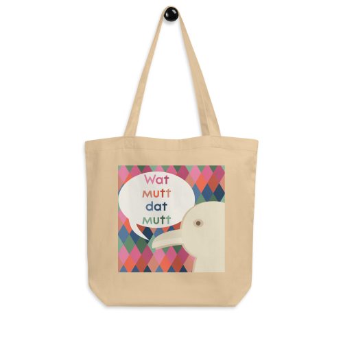 Stoffbeutel Möwenmotiv „Wat mutt dat mutt“