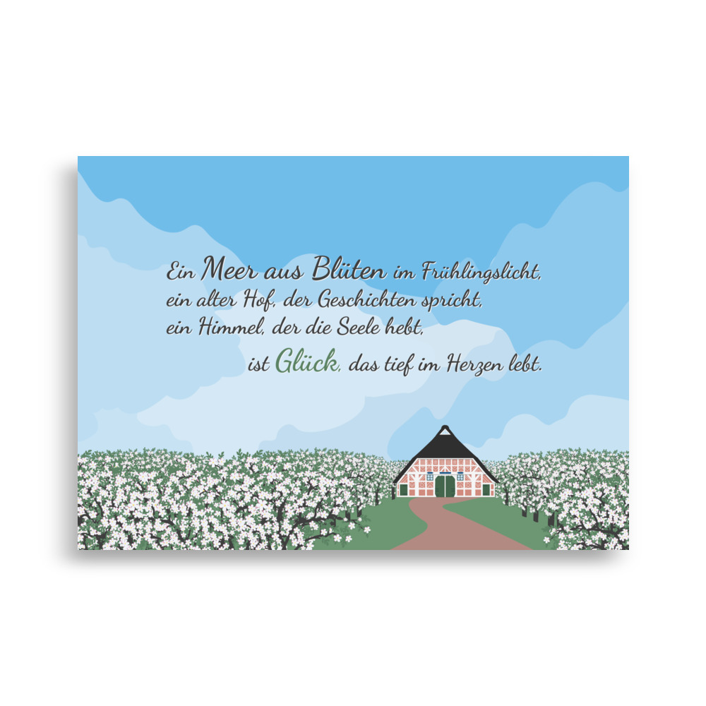 Poster Altes Land Obsthof – Bild 5