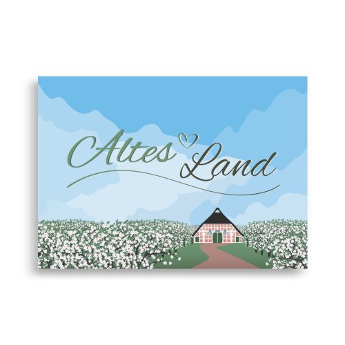 Altes Land Poster Blütenmeer