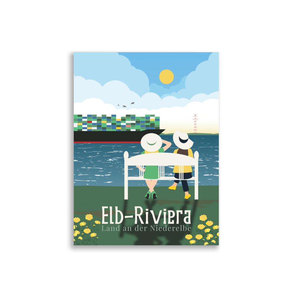 Poster Elbe Landschaft: "Elb Riviera" – Bild 4