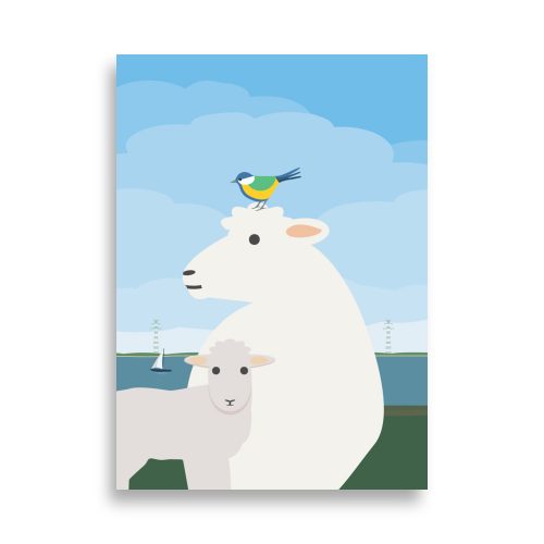 Poster Schaf Lamm