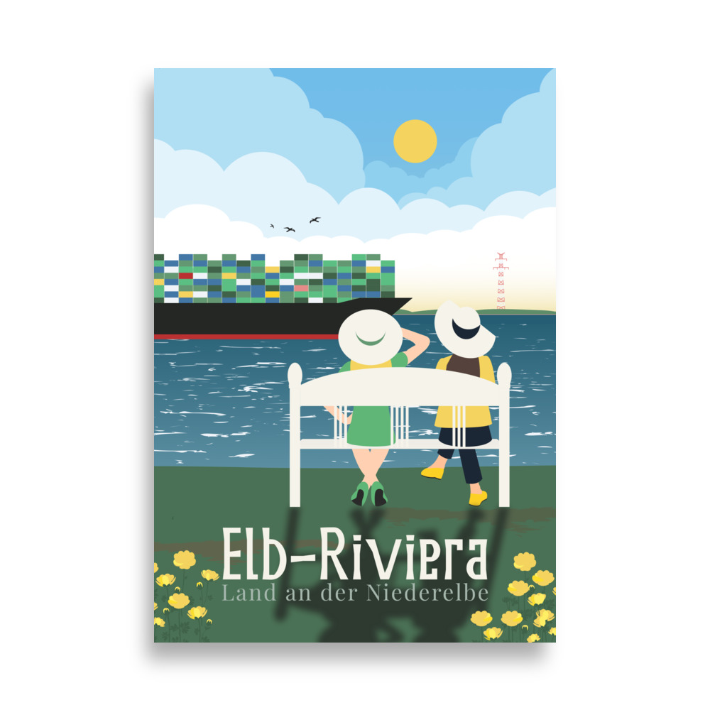 Poster Elbe Landschaft: "Elb Riviera" – Bild 6