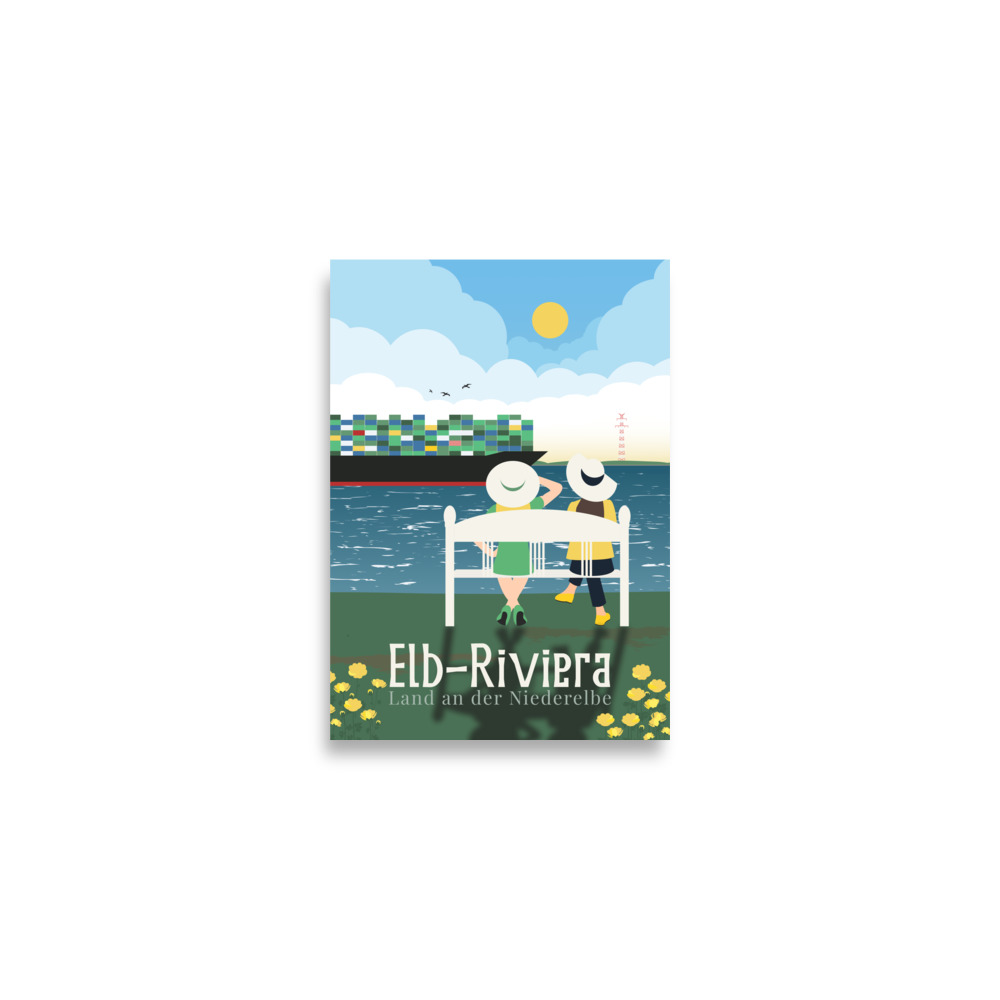 Poster Elbe Landschaft: "Elb Riviera" – Bild 3